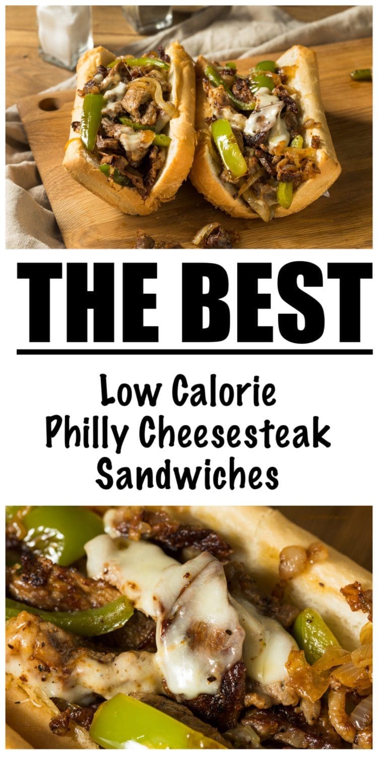 Healthy Philly Cheesesteak Sandwiches