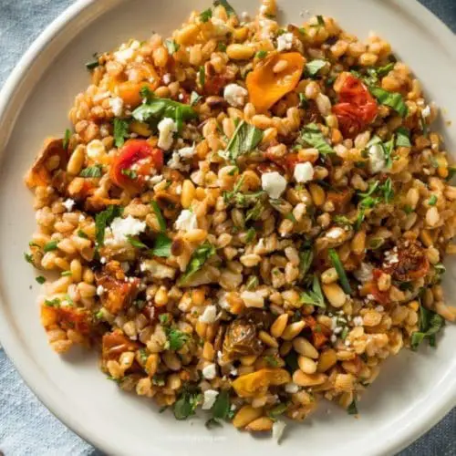 Mediterranean Farro Salad Recipe