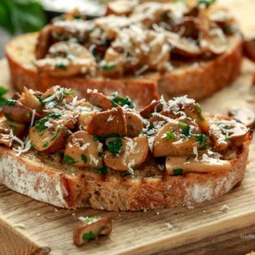 Garlic Mushroom Toasts