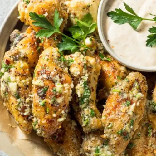 Garlic Parmesan Chicken Wings