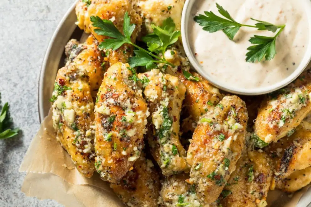 Garlic Parmesan Chicken Wings