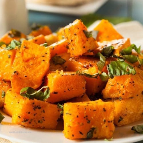 Roasted Butternut Squash Cubes