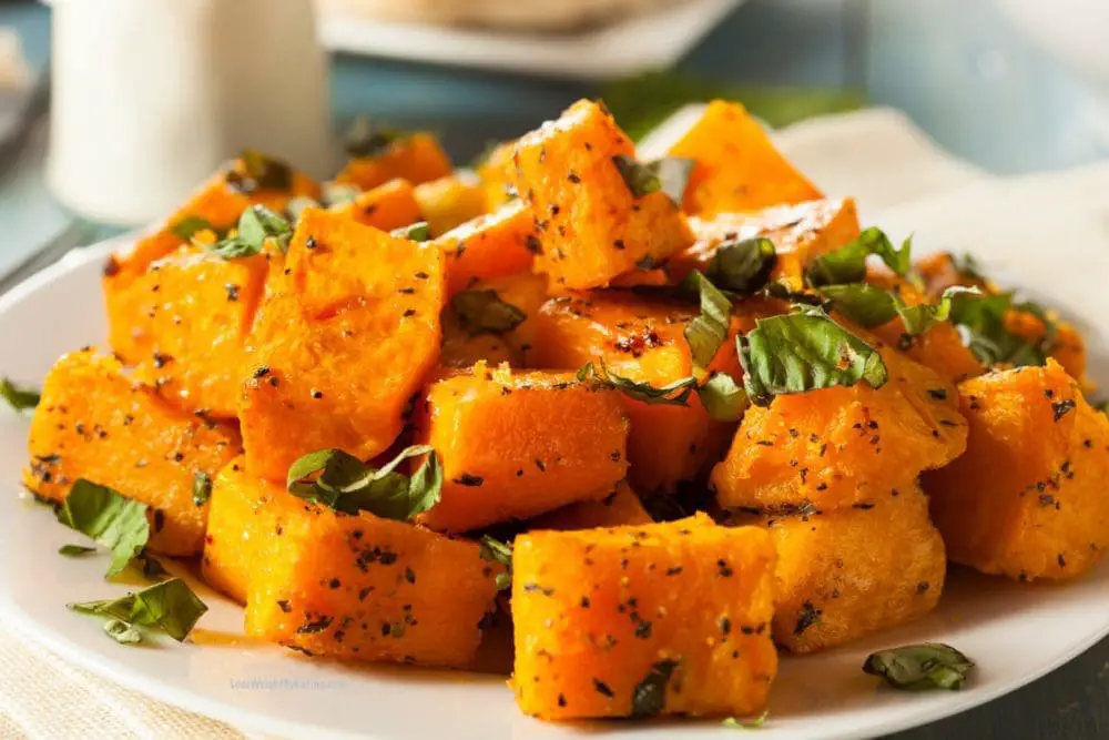 Roasted Butternut Squash Cubes