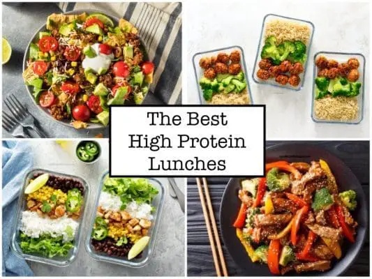 high protein lunches