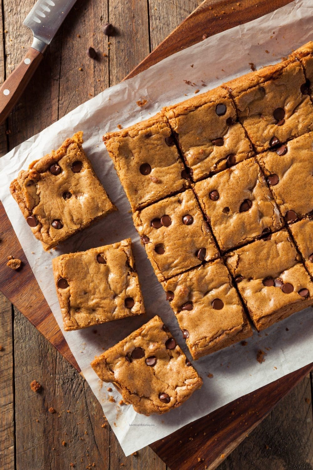 protein chocolate chip cookie bars