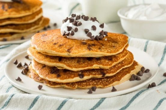 chocolate chip protein pancakes recipe