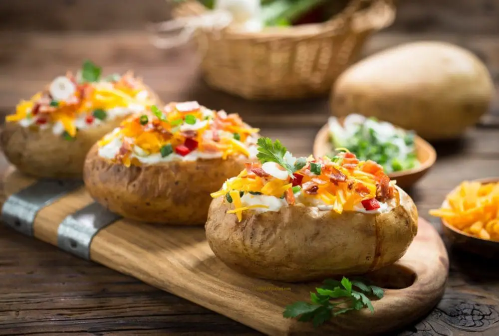 baked potatoes