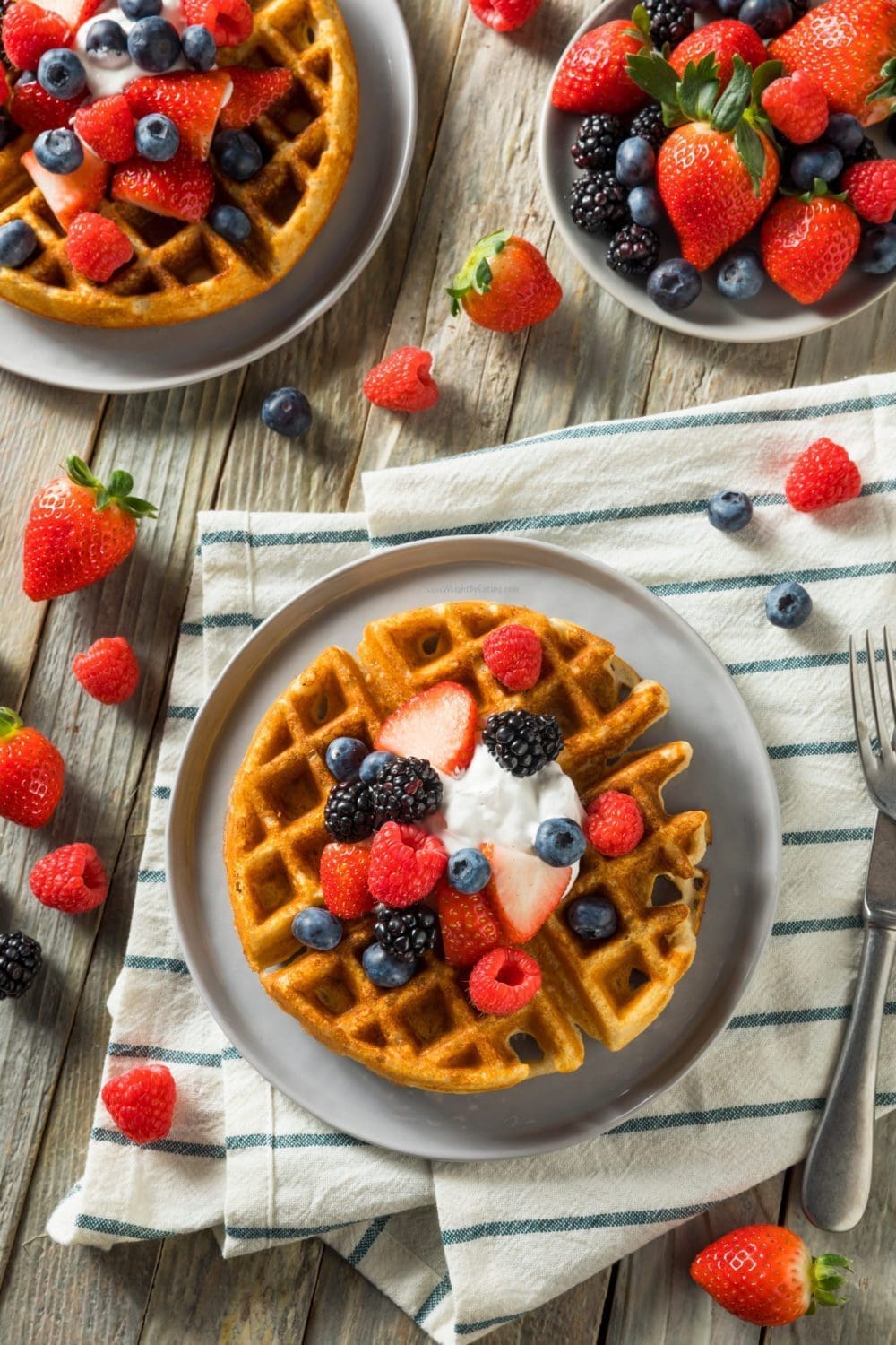 healthy protein waffles