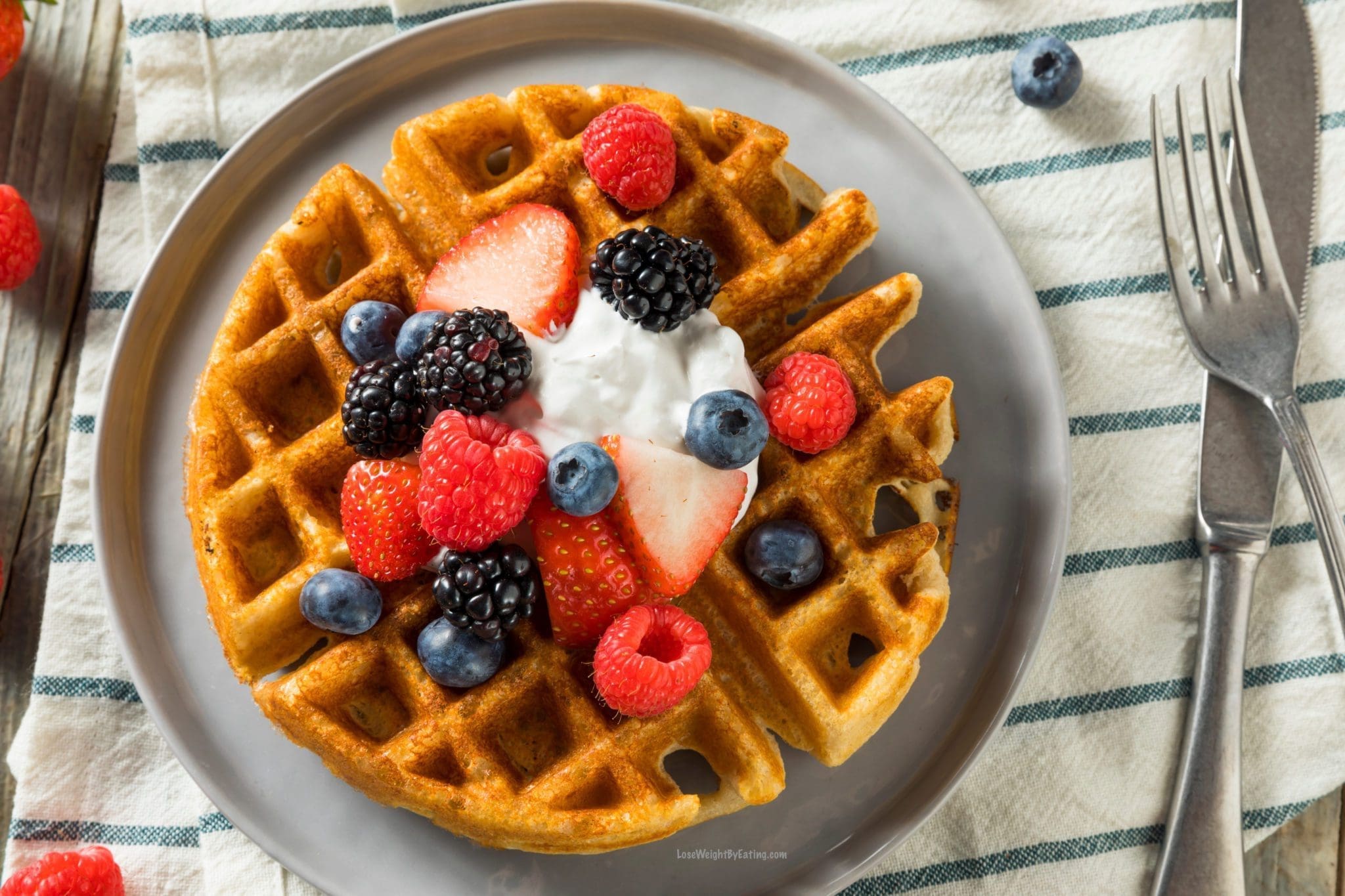 Low Calorie Protein Waffles - Lose Weight By Eating