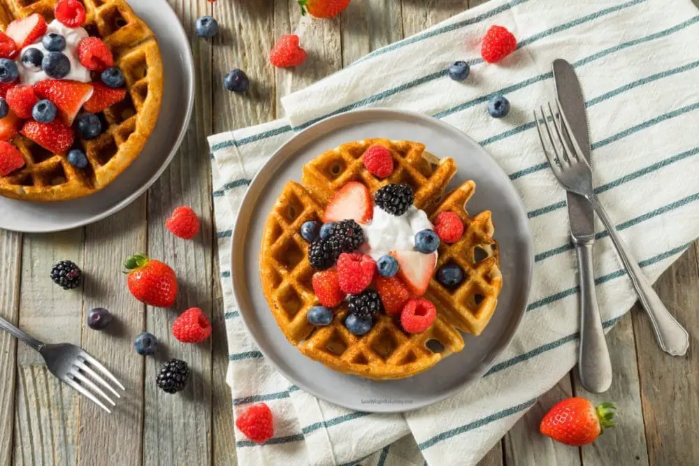 healthy protein waffles