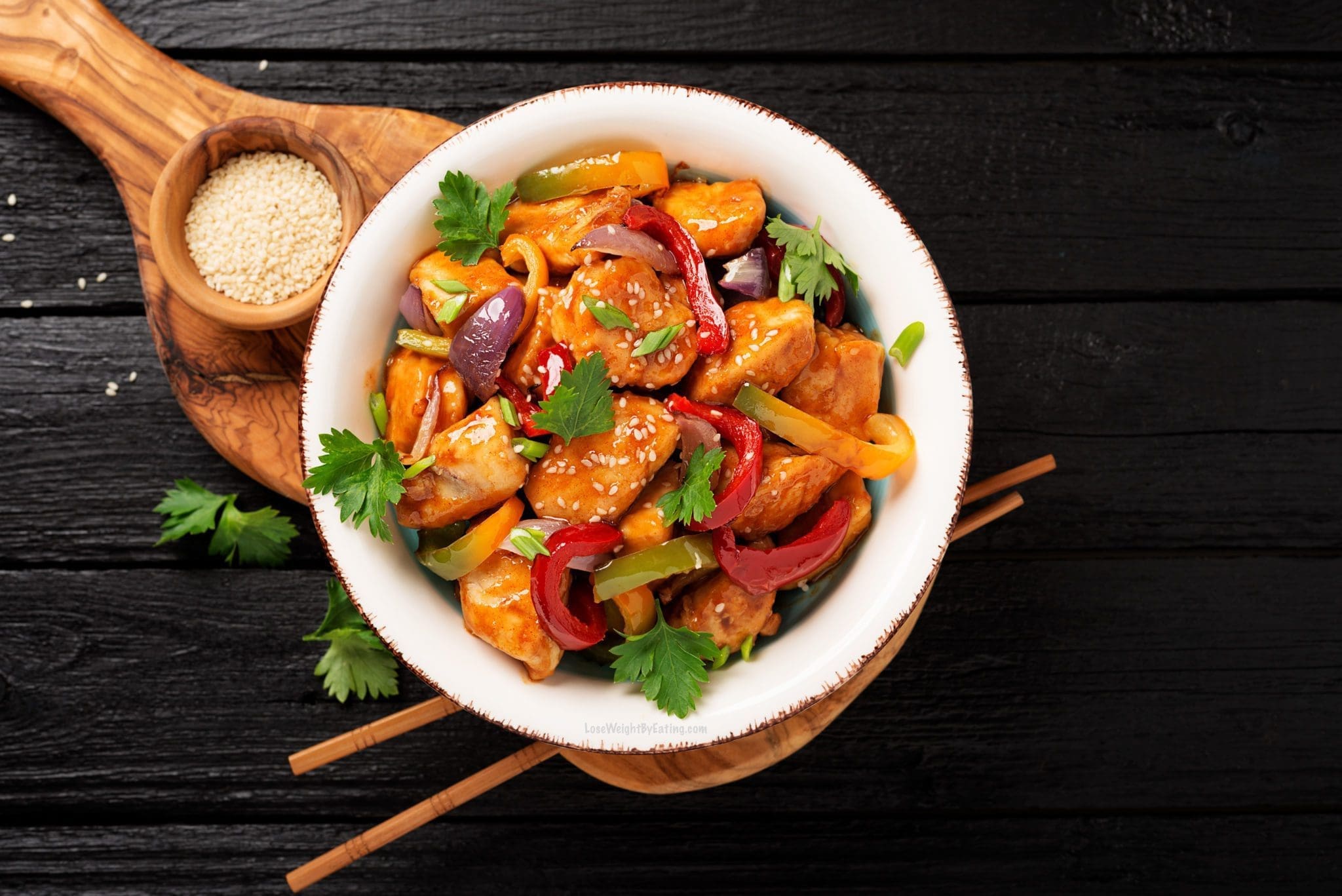 Low Calorie Chicken Stir Fry for Weight Loss - Lose Weight By Eating