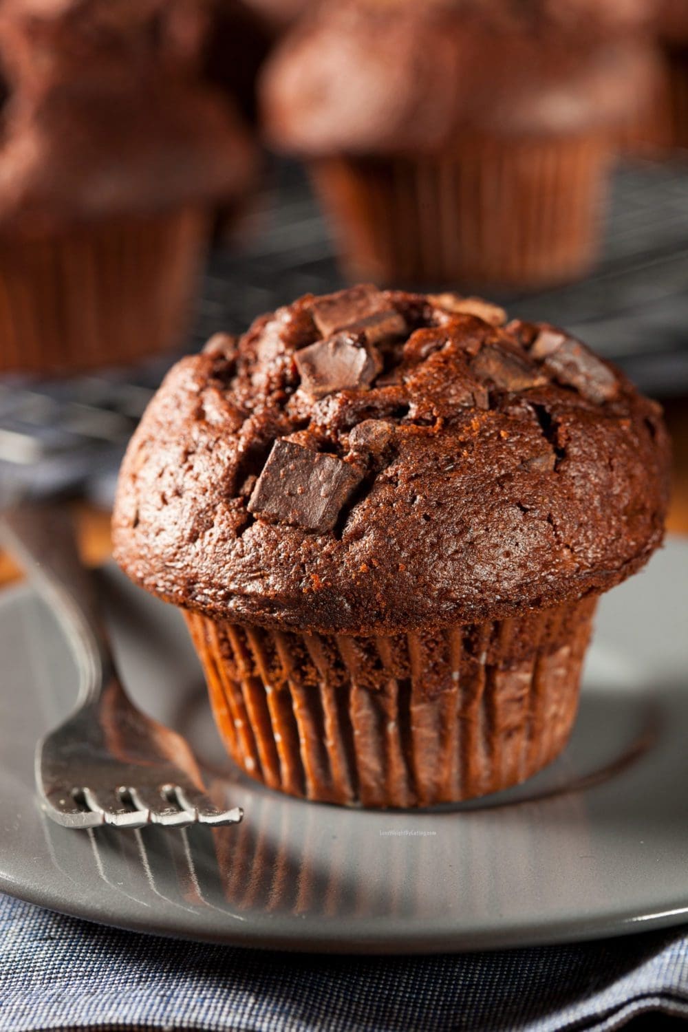 chocolate chip protein muffins