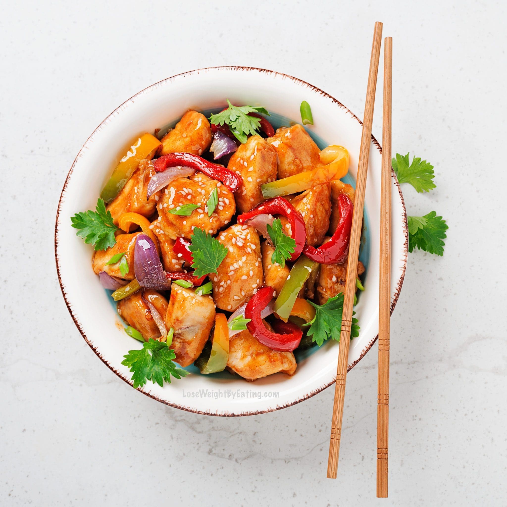 Low Calorie Chicken Stir Fry for Weight Loss - Lose Weight By Eating