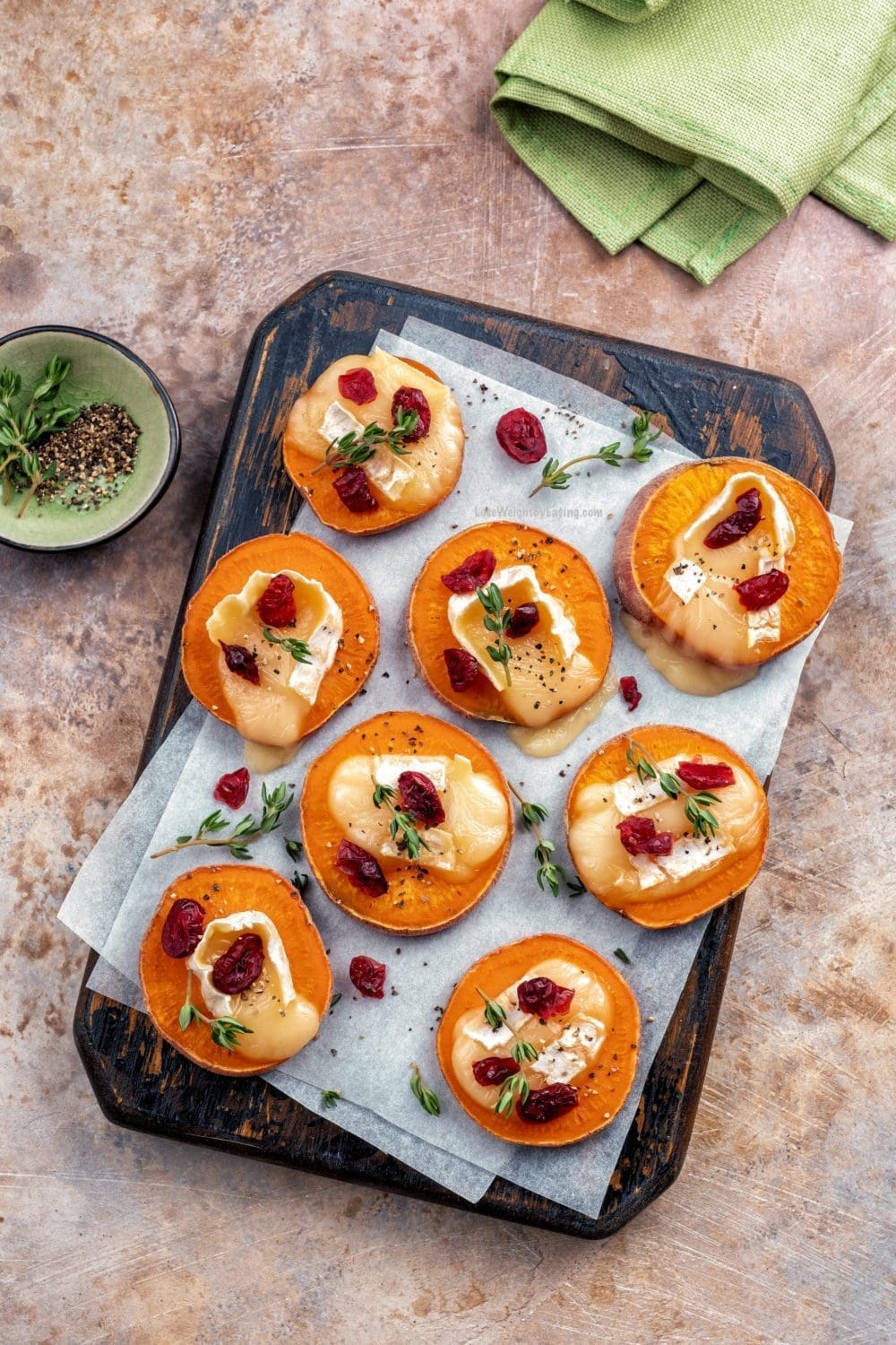 Brie and Sweet Potato Appetizer