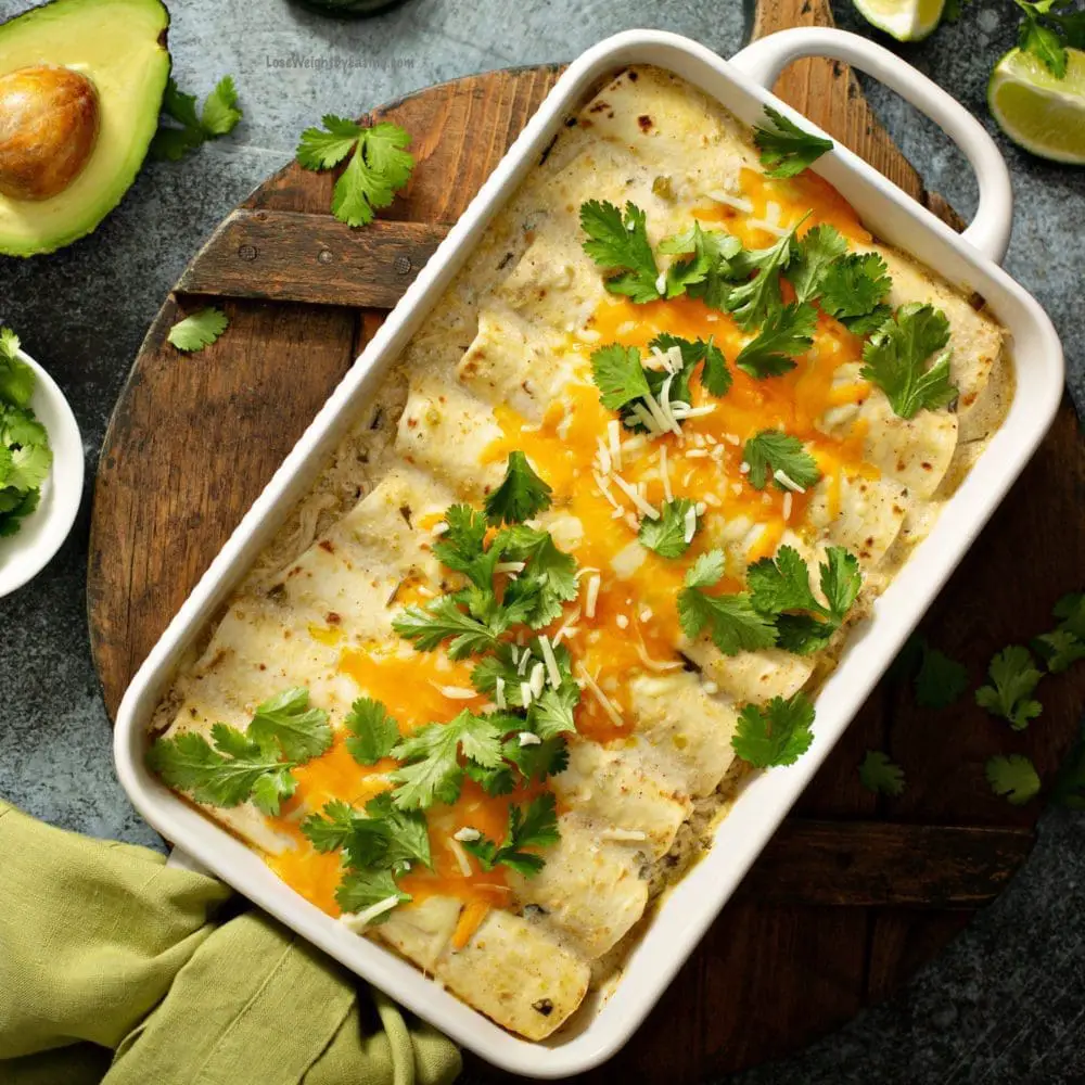 Leftover Turkey Enchiladas