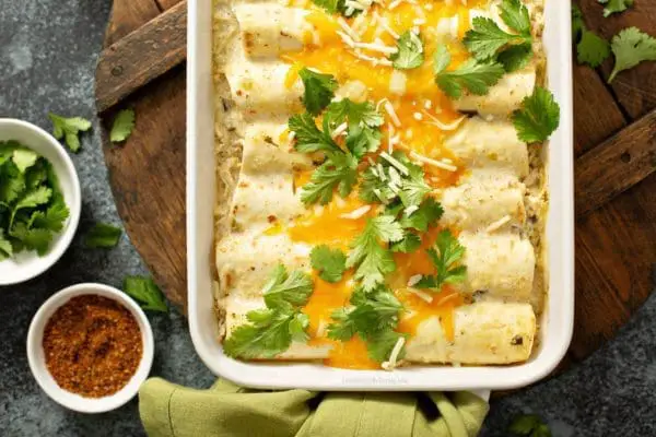 Leftover Turkey Enchiladas