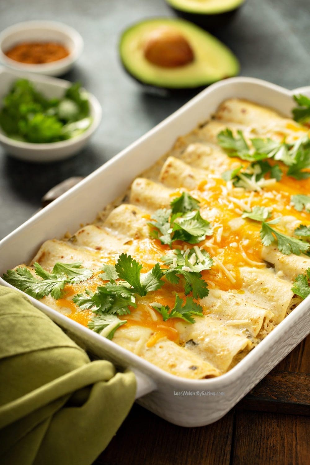 Leftover Turkey Enchiladas