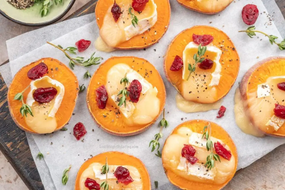 Brie and Sweet Potato Appetizer