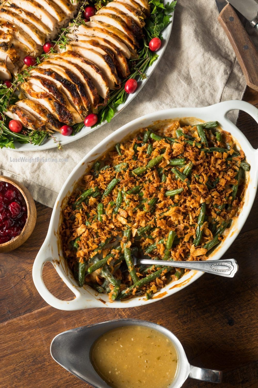 healthy recipe for green bean casserole