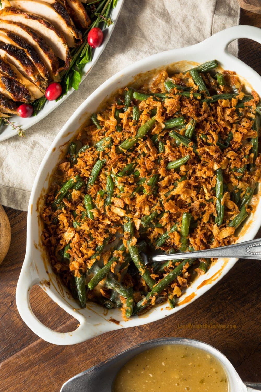 healthy recipe for green bean casserole