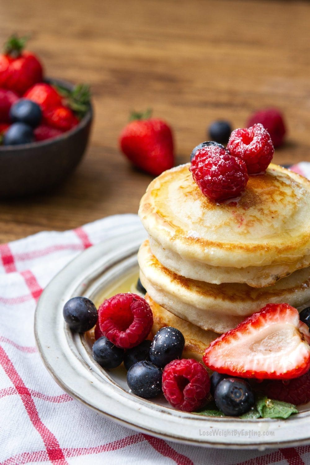 Ricotta Lemon Pancakes