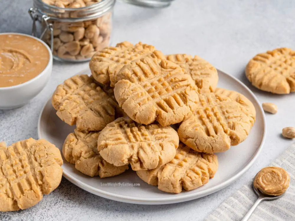 3 ingredient peanut butter cookies