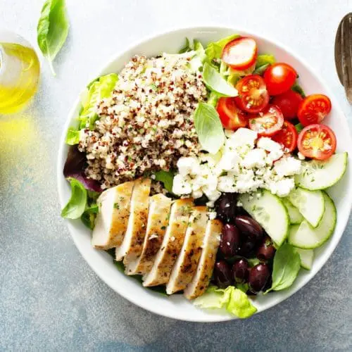 Greek Salad with Grilled Chicken