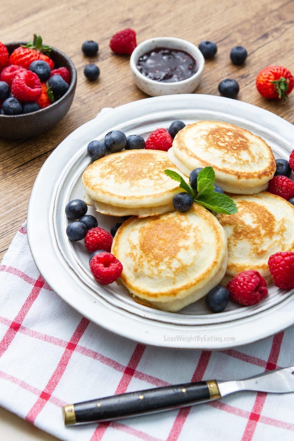 Ricotta Lemon Pancakes