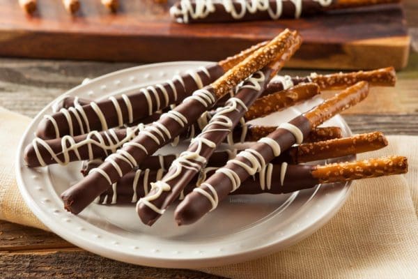 chocolate covered pretzels