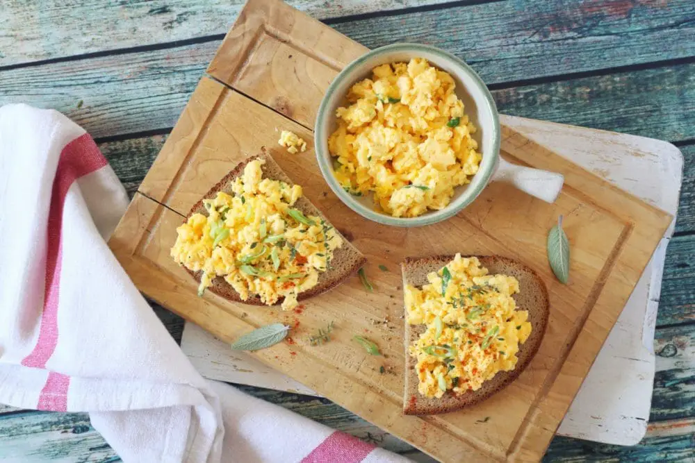 Scrambled Egg Toast Recipe