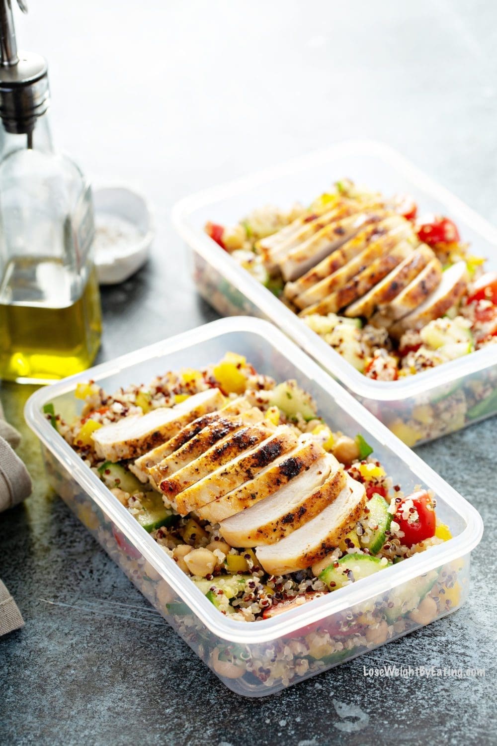 Chicken and Quinoa Tabbouleh Salad