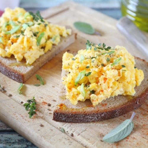 Scrambled Egg Toast Recipe