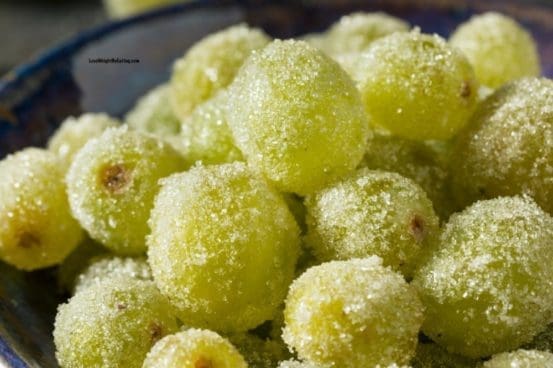 frozen grapes recipe