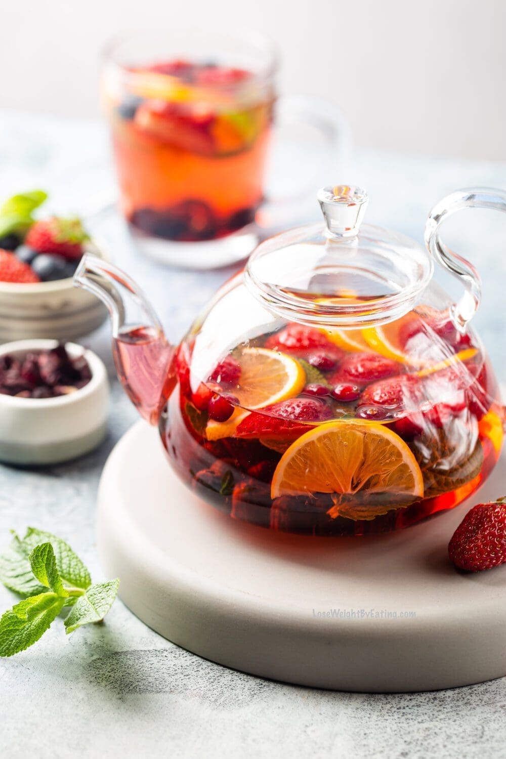 Cranberry and Apple Cider Vinegar Tea for Weight Loss