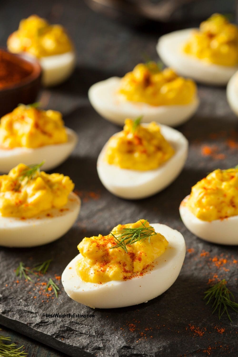 low calorie deviled eggs