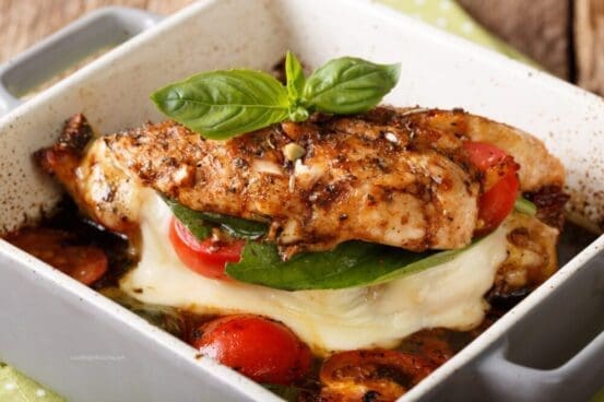 Low Calorie Stuffed Chicken Breasts