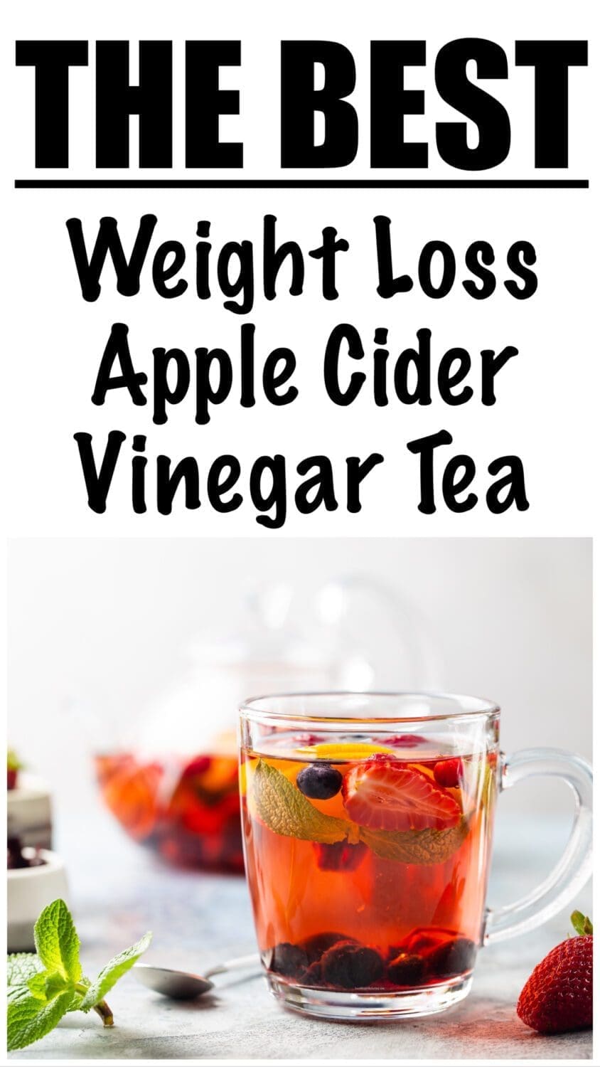 Cranberry and Apple Cider Vinegar Tea