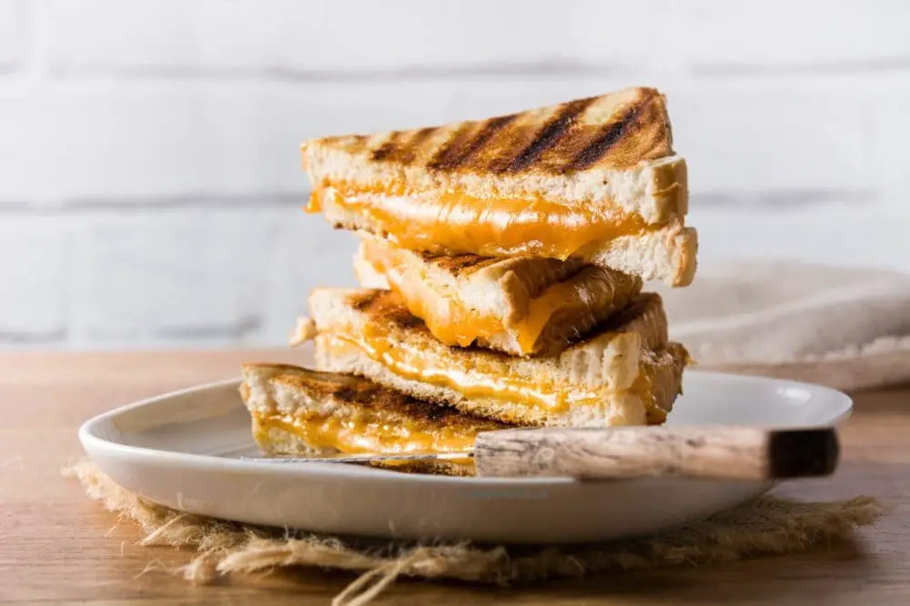 Low Calorie Grilled Cheese Sandwiches