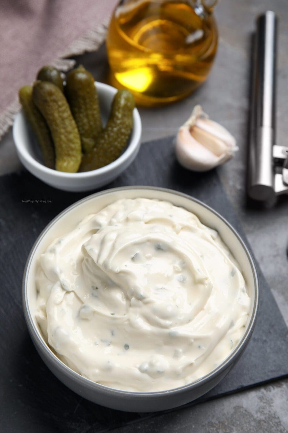 Low Calorie Ranch Pickle Dip & Dressing