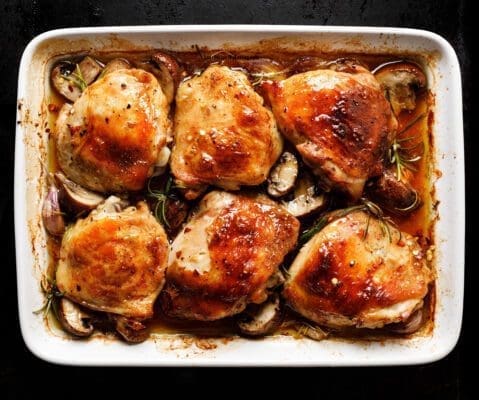 calories in chicken thighs