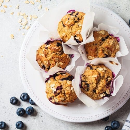 Healthy Oatmeal Muffins