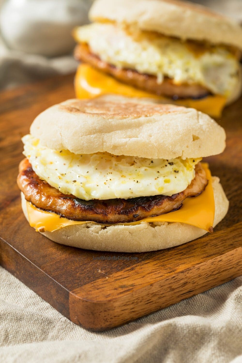 Low Calorie Breakfast Sandwiches