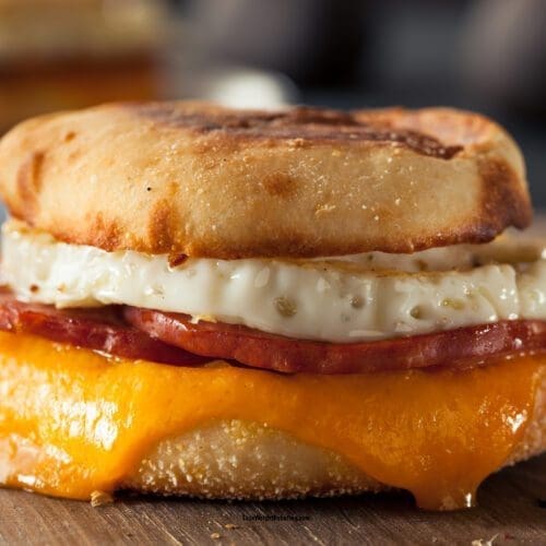 Low Calorie Breakfast Sandwiches