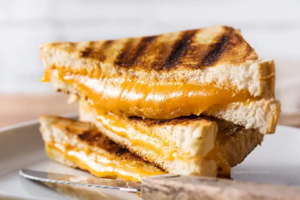 Low Calorie Grilled Cheese Sandwiches