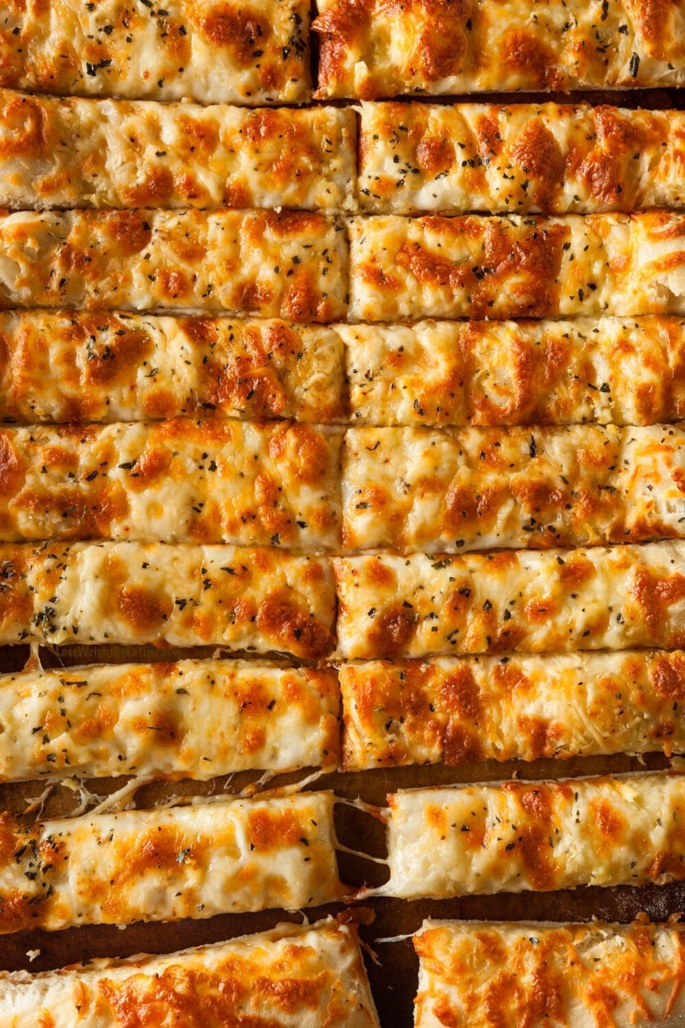 Low Calorie Garlic Cheese Bread