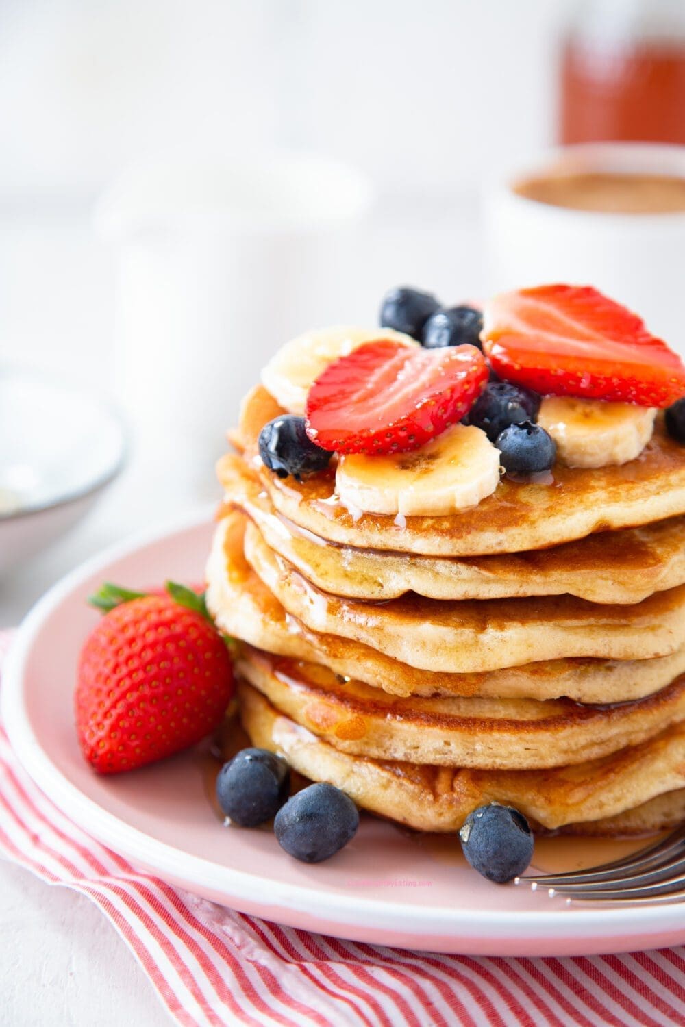 Low Calorie High Protein Banana Pancakes