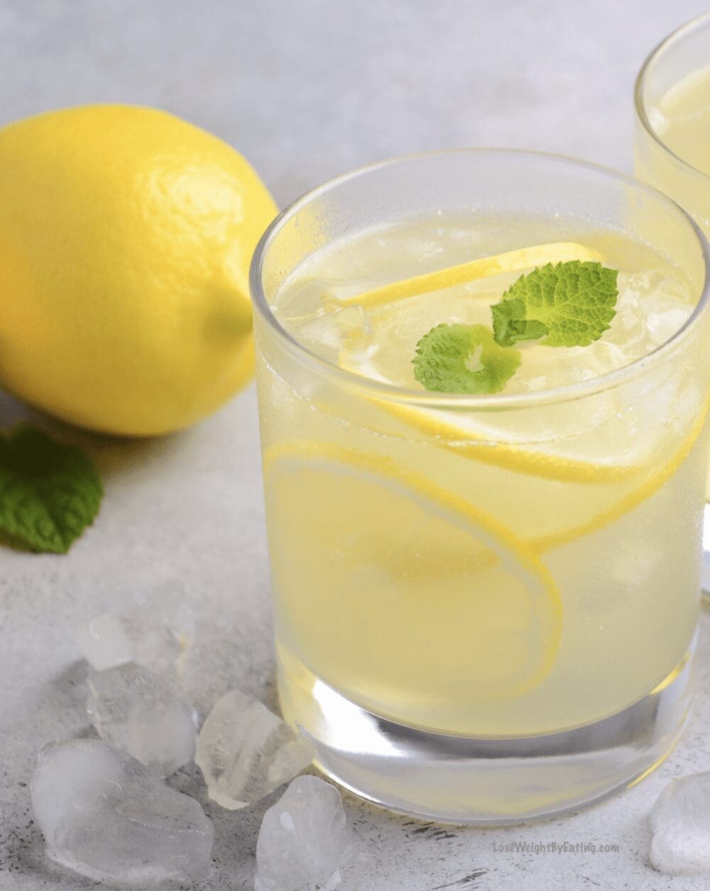 Lemon Juice and Baking Soda Drink