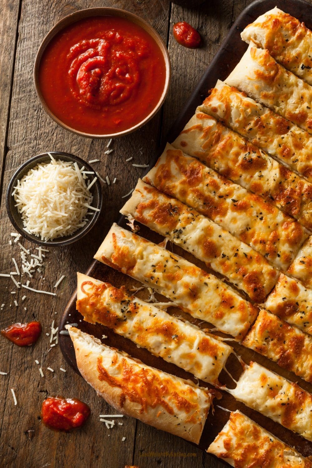 Low Calorie Garlic Cheese Bread