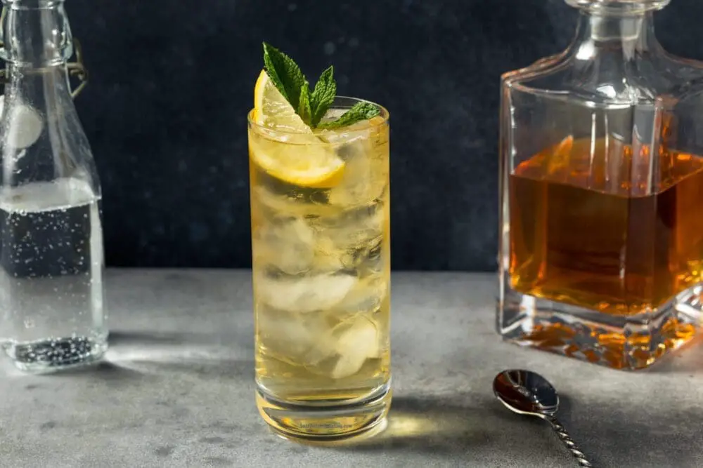 Low Calorie Green Tea Jameson Cocktail