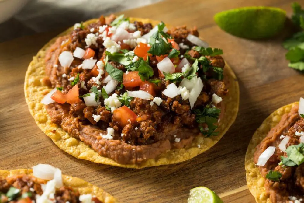 Low Calorie High Protein Tostadas